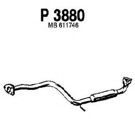 FENNO 3880 Середній глушник вихлопних газів