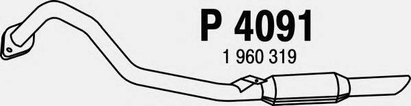FENNO 4091 Глушник вихлопних газів кінцевий