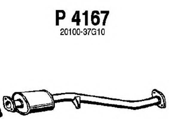 FENNO 4167 Середній глушник вихлопних газів
