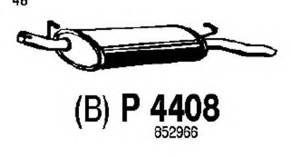 FENNO 4408 Глушник вихлопних газів кінцевий