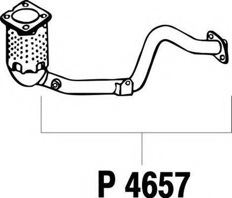 FENNO 4657 Труба вихлопного газу