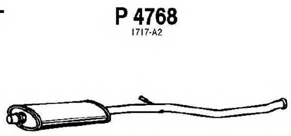 FENNO 4768 Середній глушник вихлопних газів
