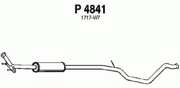 FENNO 4841 Середній глушник вихлопних газів