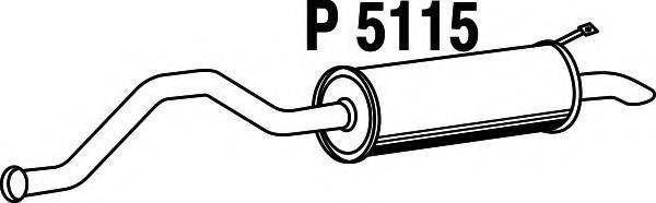 FENNO 5115 Глушник вихлопних газів кінцевий