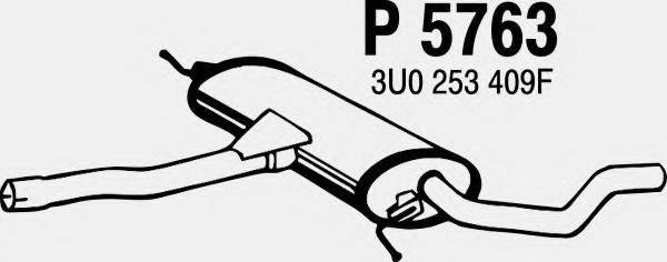 FENNO 5763 Середній глушник вихлопних газів