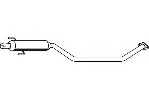 FENNO 6556 Середній глушник вихлопних газів