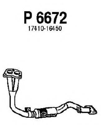 FENNO 6672 Труба вихлопного газу