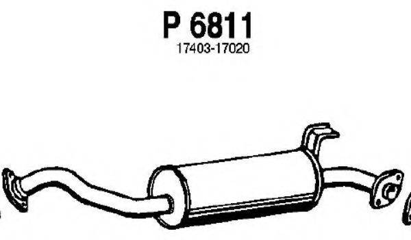 FENNO 6811 Середній глушник вихлопних газів