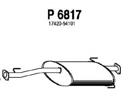 FENNO 6817 Середній глушник вихлопних газів