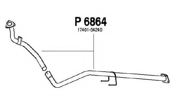 FENNO 6864 Труба вихлопного газу