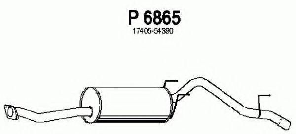 FENNO 6865 Глушник вихлопних газів кінцевий