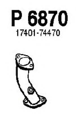 FENNO 6870 Труба вихлопного газу