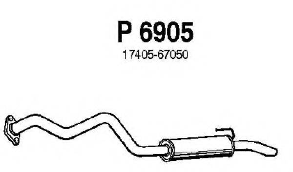 FENNO 6905 Глушник вихлопних газів кінцевий