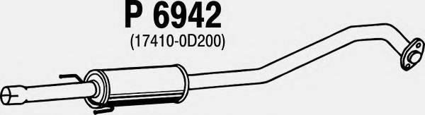 FENNO 6942 Середній глушник вихлопних газів