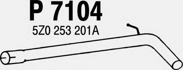 MTS 40263 Труба вихлопного газу