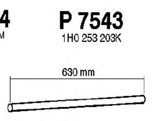 FENNO 7543 Труба вихлопного газу
