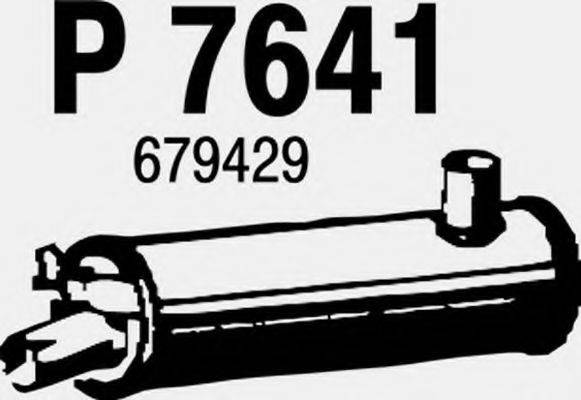 FENNO 7641 Середній глушник вихлопних газів