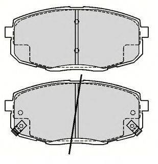 COMLINE 23966 Комплект гальмівних колодок, дискове гальмо