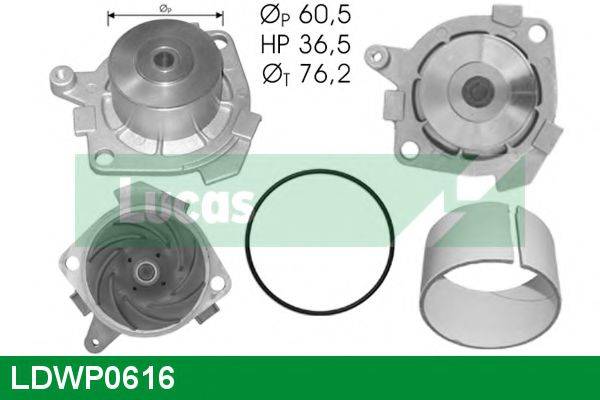 LUCAS ENGINE DRIVE LDWP0616