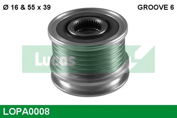 LUCAS ENGINE DRIVE 010 154 59 02 Механізм вільного ходу генератора