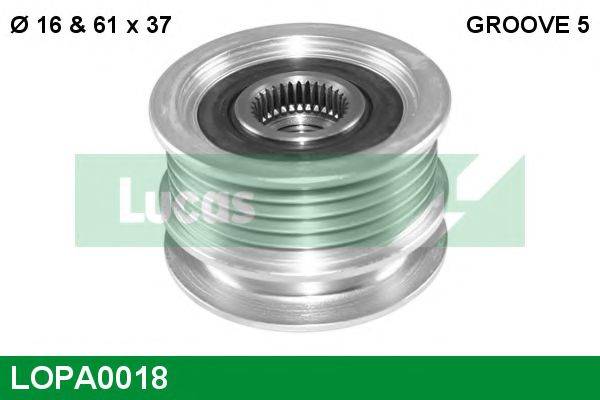 LUCAS ENGINE DRIVE 038 903 025A Механізм вільного ходу генератора