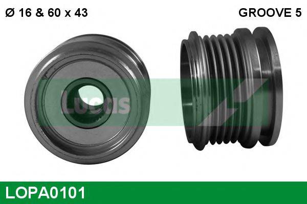 LUCAS ENGINE DRIVE 93 190 894 Механізм вільного ходу генератора