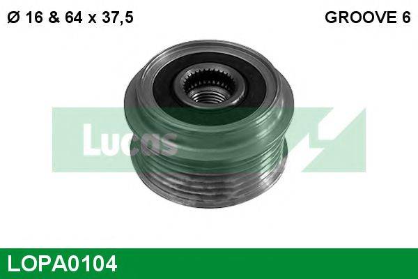 LUCAS ENGINE DRIVE 37300-22650 Механізм вільного ходу генератора