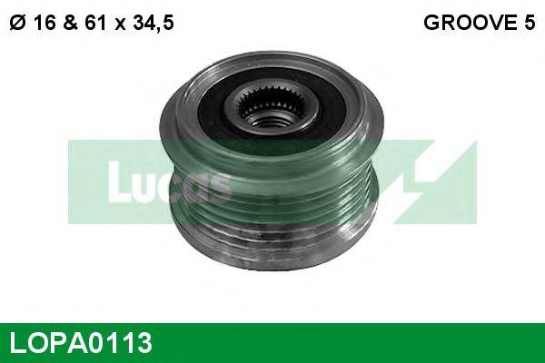 LUCAS ENGINE DRIVE 36000613 Механізм вільного ходу генератора