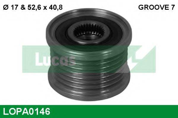 LUCAS ENGINE DRIVE 82 00 849 752 Механізм вільного ходу генератора