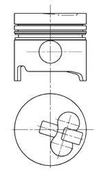 MAHLE ORIGINAL 607 36 .. Поршень