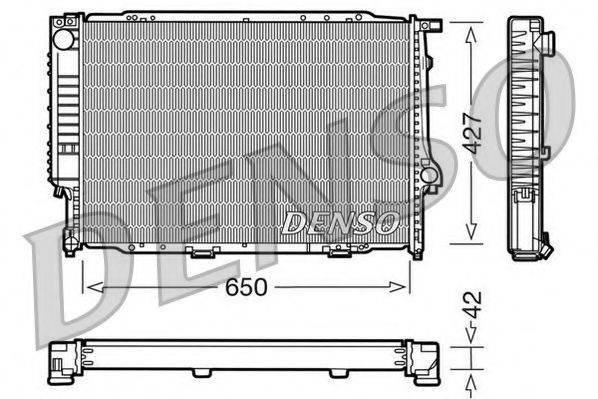 NPS 732593 Радіатор, охолодження двигуна
