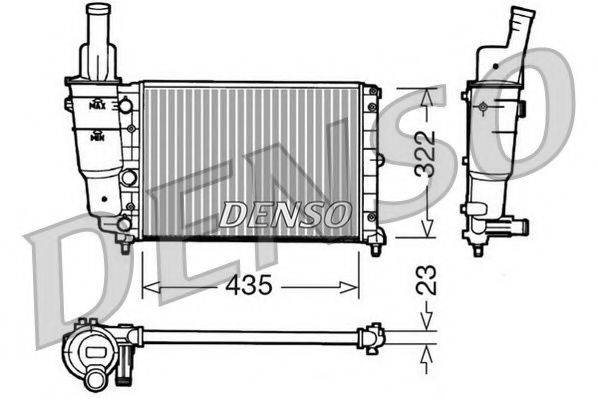 NPS BM113 Радіатор, охолодження двигуна