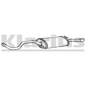 WALKER 72303 Глушник вихлопних газів кінцевий