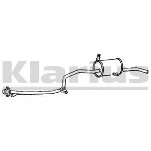 BOSAL 292-221 Глушник вихлопних газів кінцевий