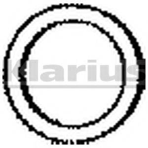 KLARIUS 410041 Прокладка, труба вихлопного газу