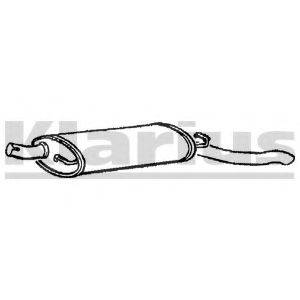 BOSAL 230-851 Глушник вихлопних газів кінцевий