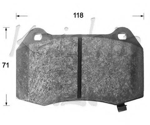 JAPANPARTS PA113 Комплект гальмівних колодок, дискове гальмо