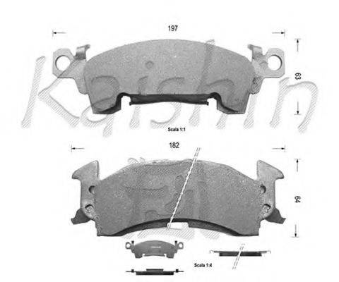 CHEVROLET 18024921 Комплект гальмівних колодок, дискове гальмо