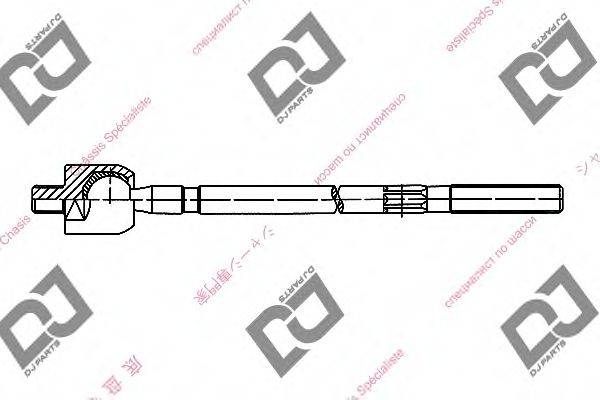 DJ PARTS DR1003 Осьовий шарнір, рульова тяга