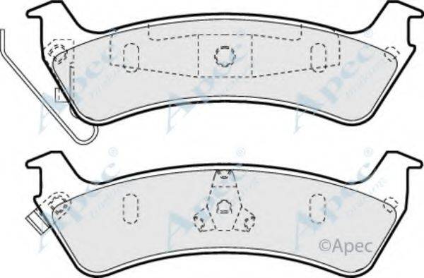 APEC BRAKING PAD1012