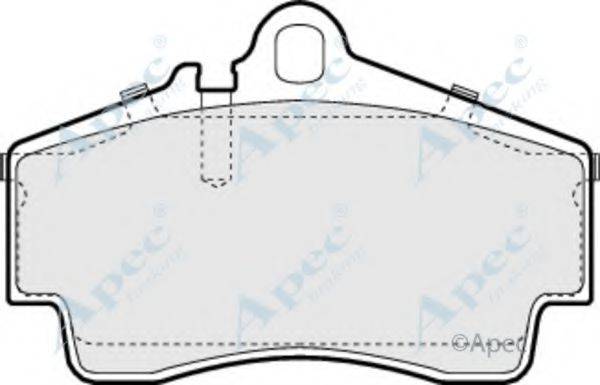 APEC BRAKING PAD1029
