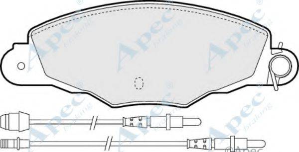 APEC BRAKING PAD1033