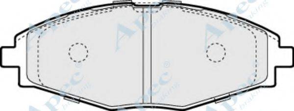 APEC BRAKING PAD1038