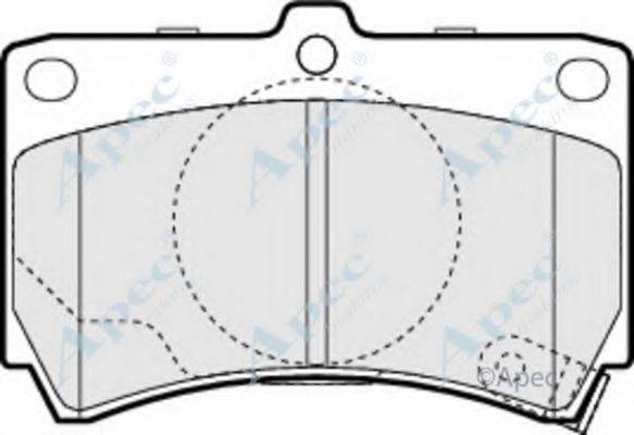 APEC BRAKING PAD1073