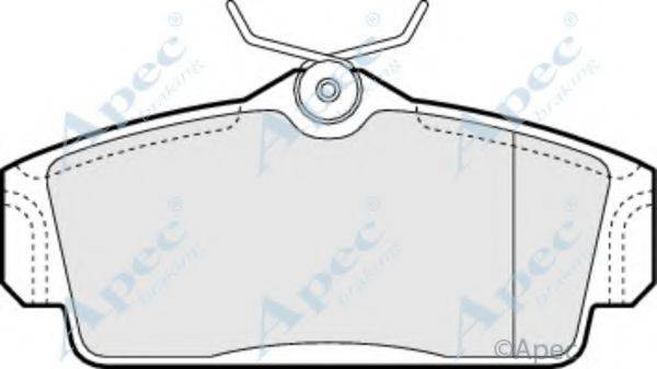 APEC BRAKING PAD1082