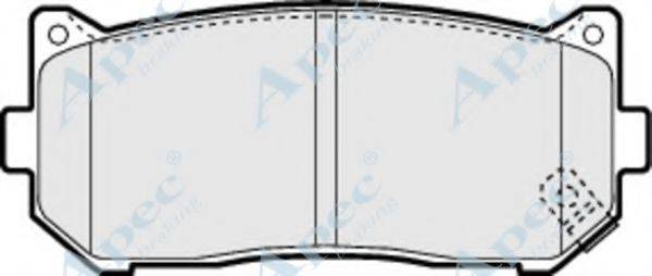 APEC BRAKING PAD1101