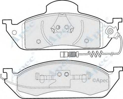 APEC BRAKING PAD1102
