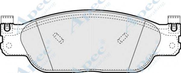 APEC BRAKING PAD1132