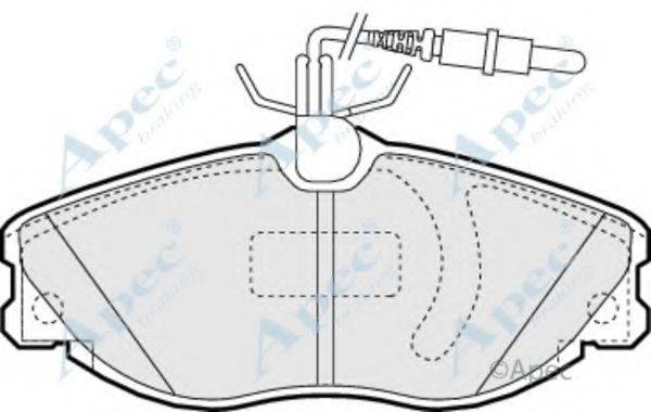 APEC BRAKING PAD1168