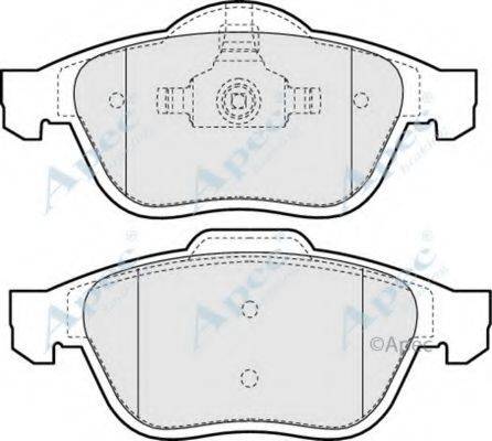 APEC BRAKING PAD1186
